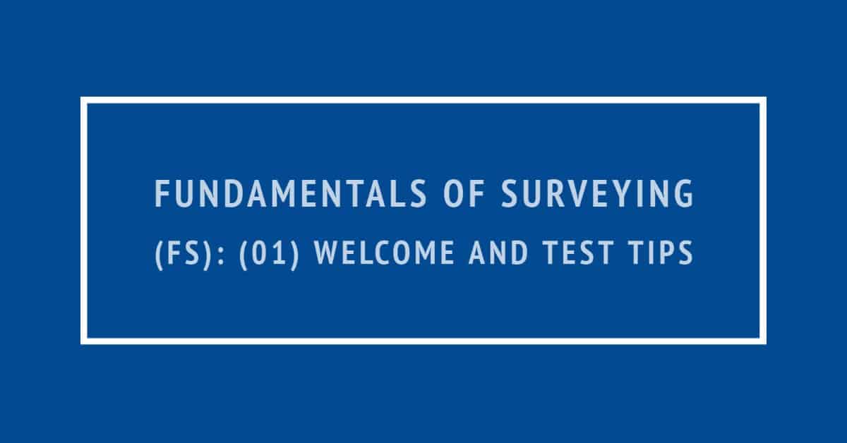 (2024) Fundamentals of Surveying (FS): (04) Measurement Sciences