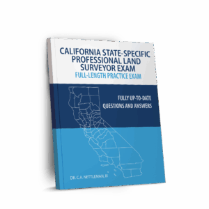 California Hard Copy Practice Exam Land Surveyor
